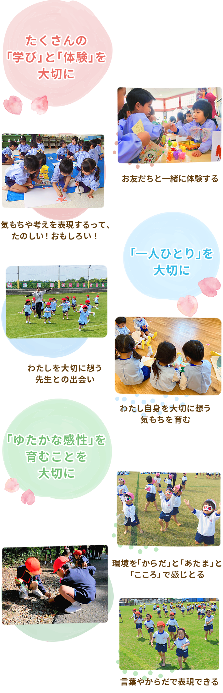 さくら幼稚園の教育理念